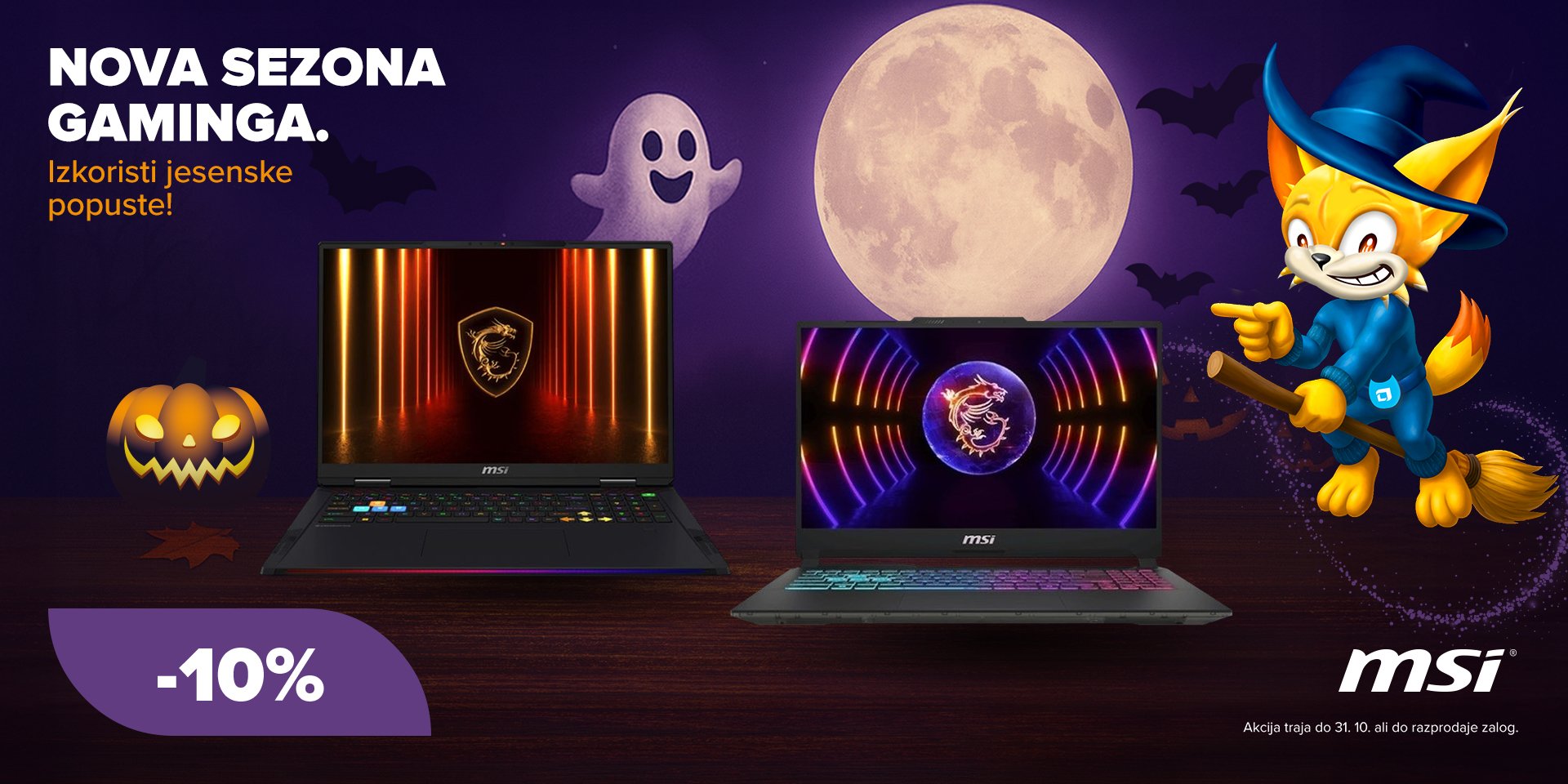 msi prenosnik akcija